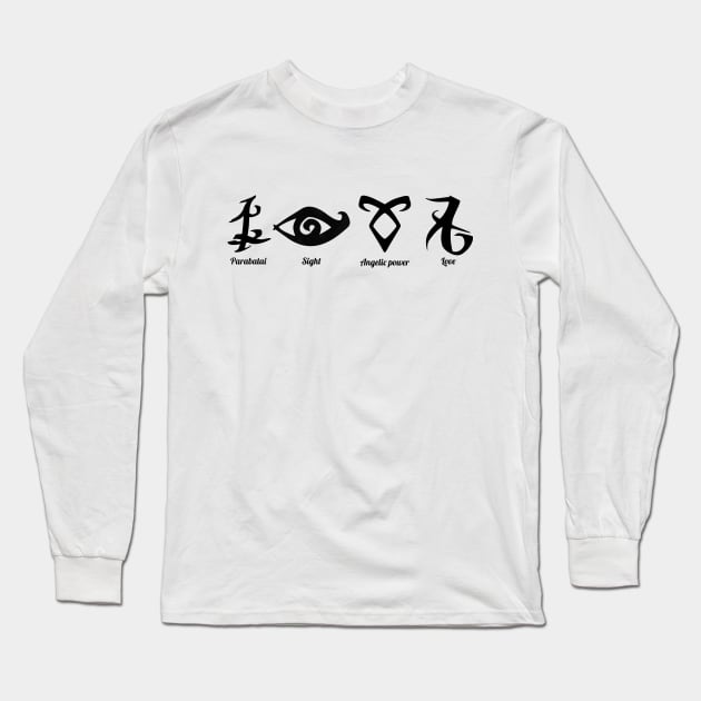 Love runes Long Sleeve T-Shirt by Pendientera